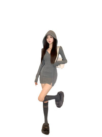 dress with hood