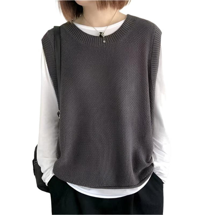 oversized sweater vest