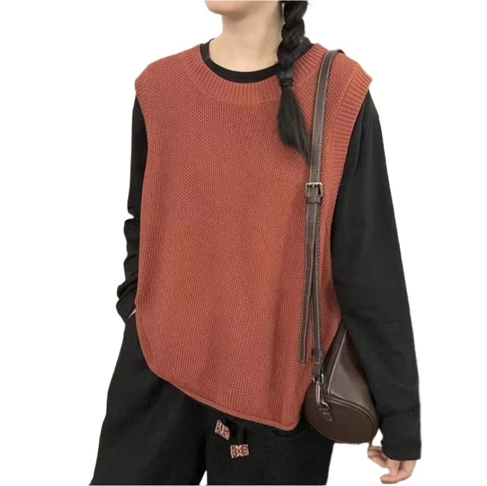 oversized sweater vest