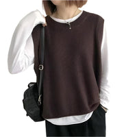 oversized sweater vest