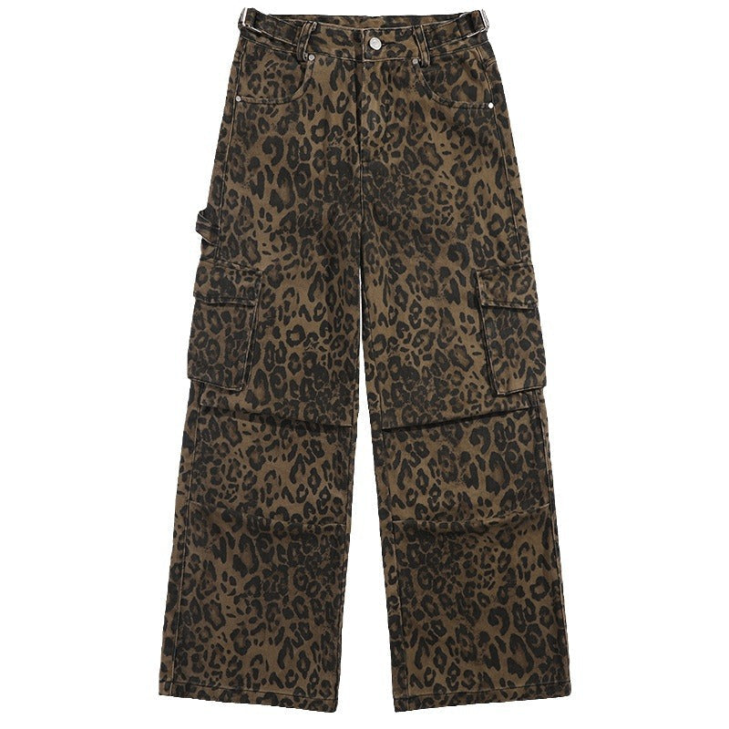 leopard print jeans