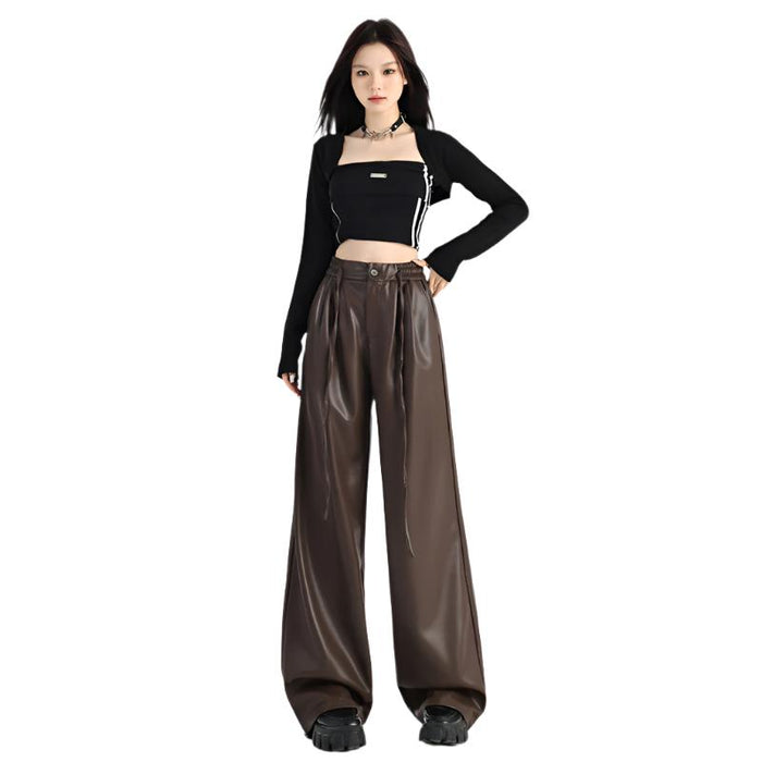 Faux Leather Pants