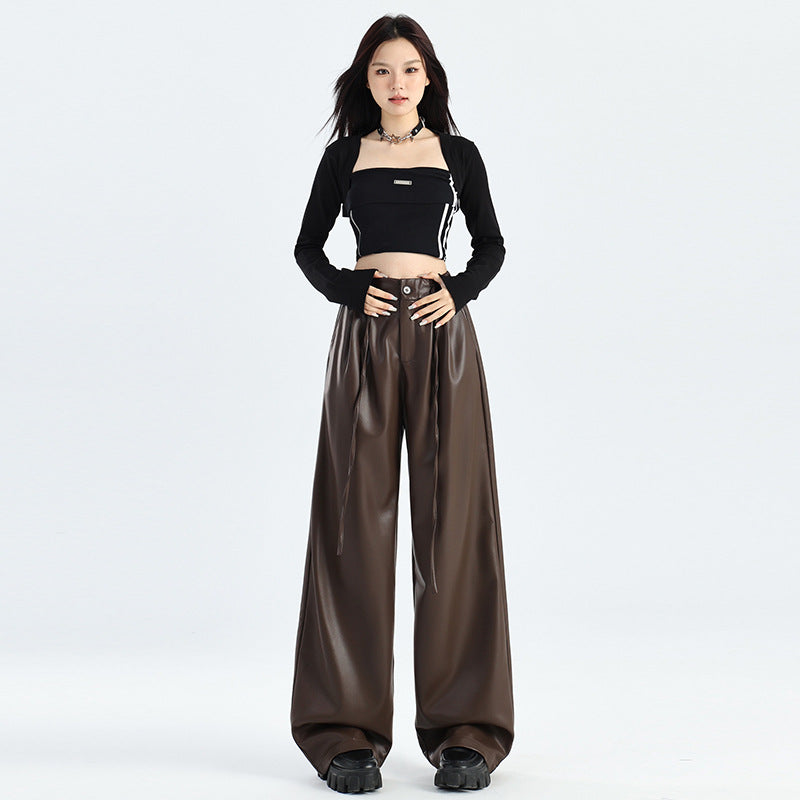 Faux Leather Pants