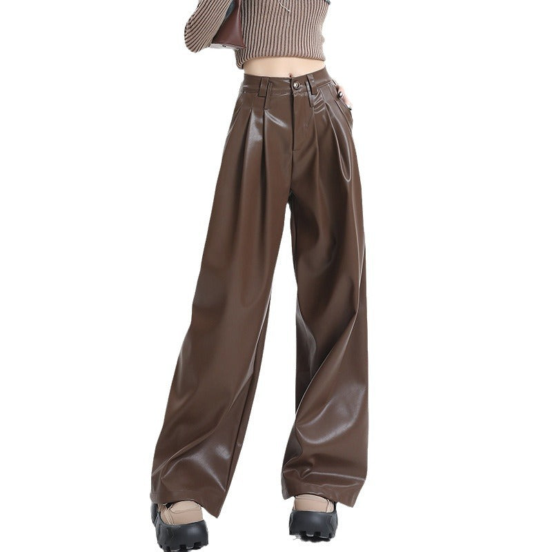 Faux Leather Pants