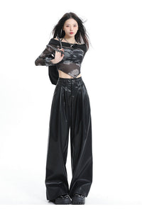 Faux Leather Pants