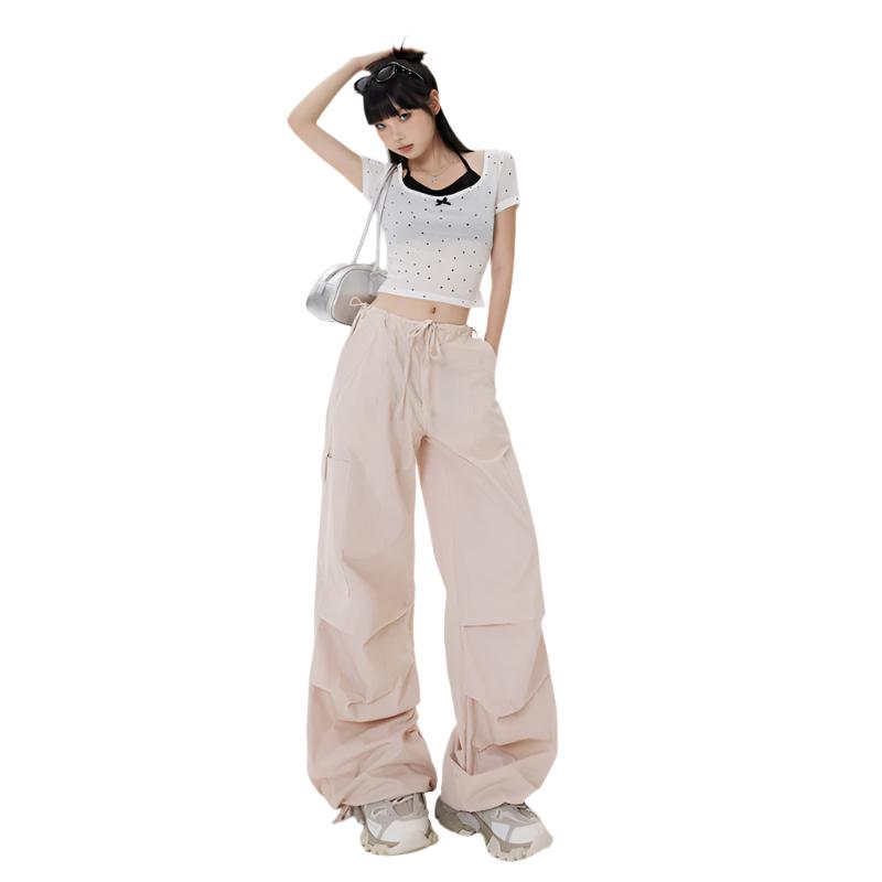 Pink Cargo Pants