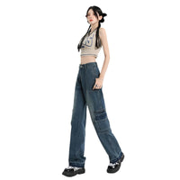 Denim Cargo Pants