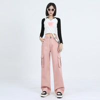 pink cargo pants