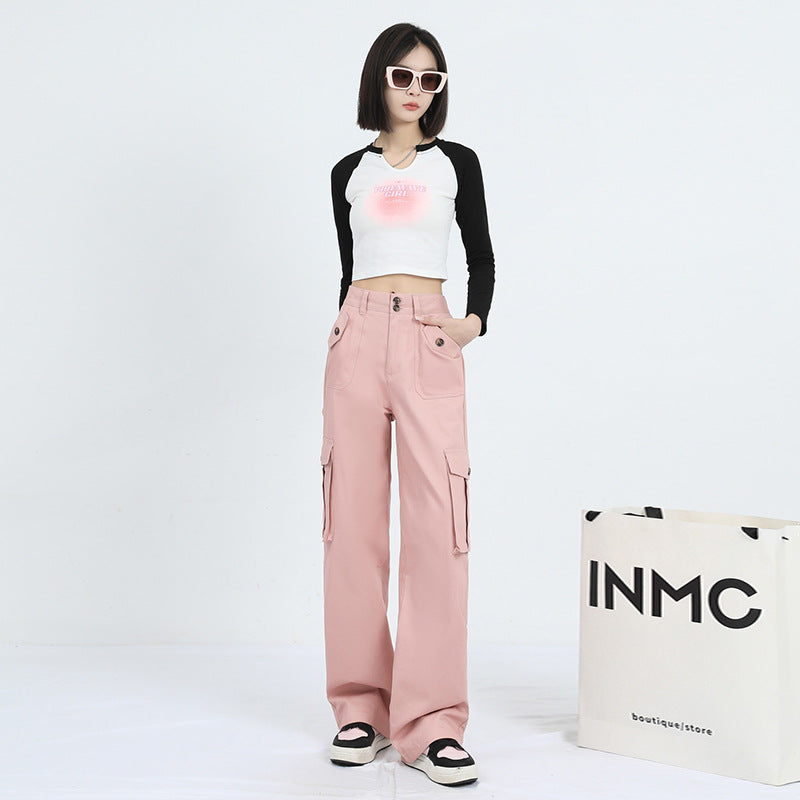 pink cargo pants