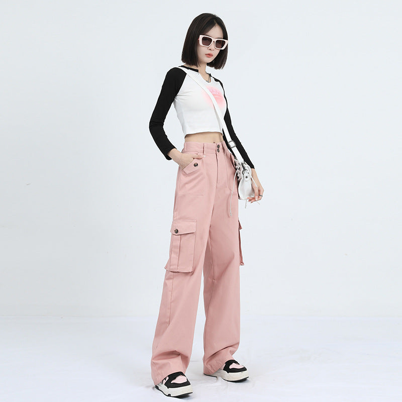 pink cargo pants