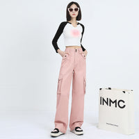 pink cargo pants