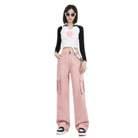 pink cargo pants