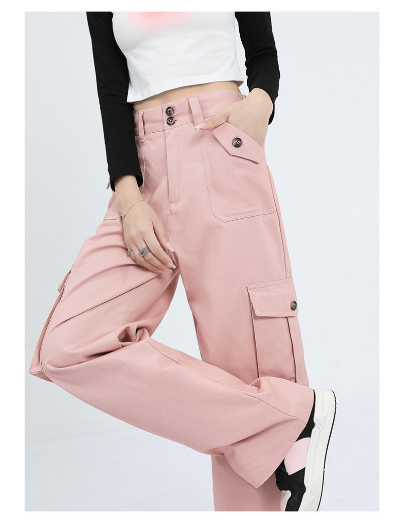 pink cargo pants