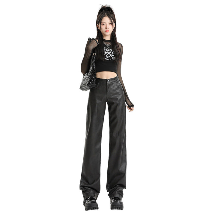 Faux Leather Pants