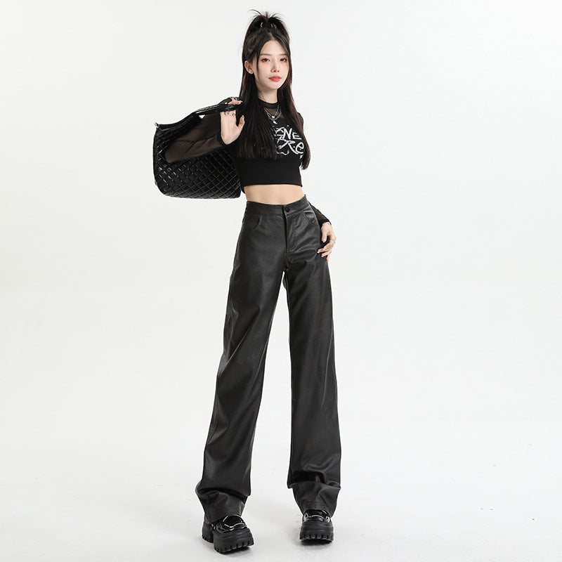 Faux Leather Pants