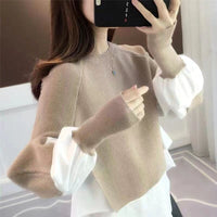 Knitted Pullover Top