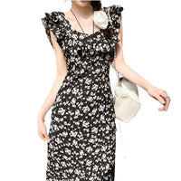 Black Floral Dress