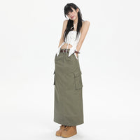 Maxi Cargo Skirt