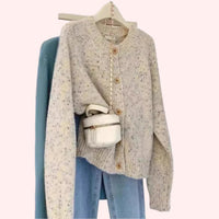 fleece cardigan