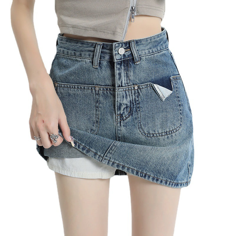 Mini Denim Skirt