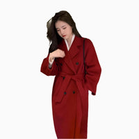 mid length wool coat