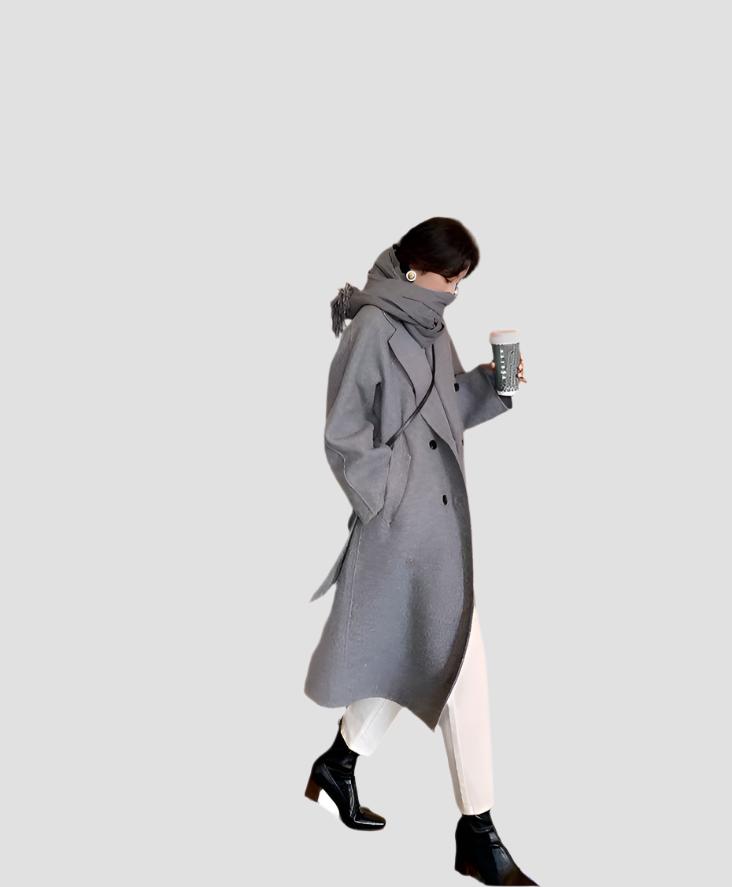 mid length wool coat