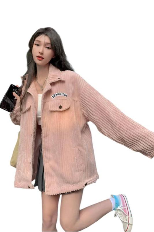 Pink Corduroy Jacket