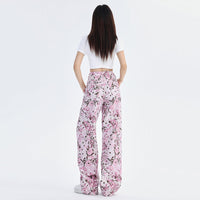 Pink Floral Jeans