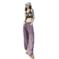 purple cargo pants