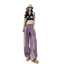 purple cargo pants