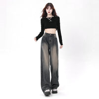 high waist wide leg pants