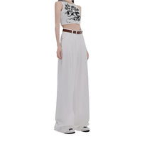 high waist wide leg pants