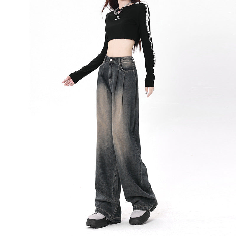 high waist wide leg pants