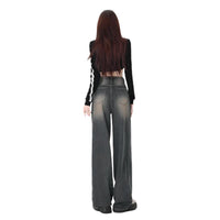 high waist wide leg pants