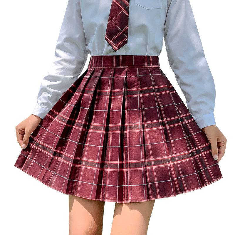 plaid mini skirt