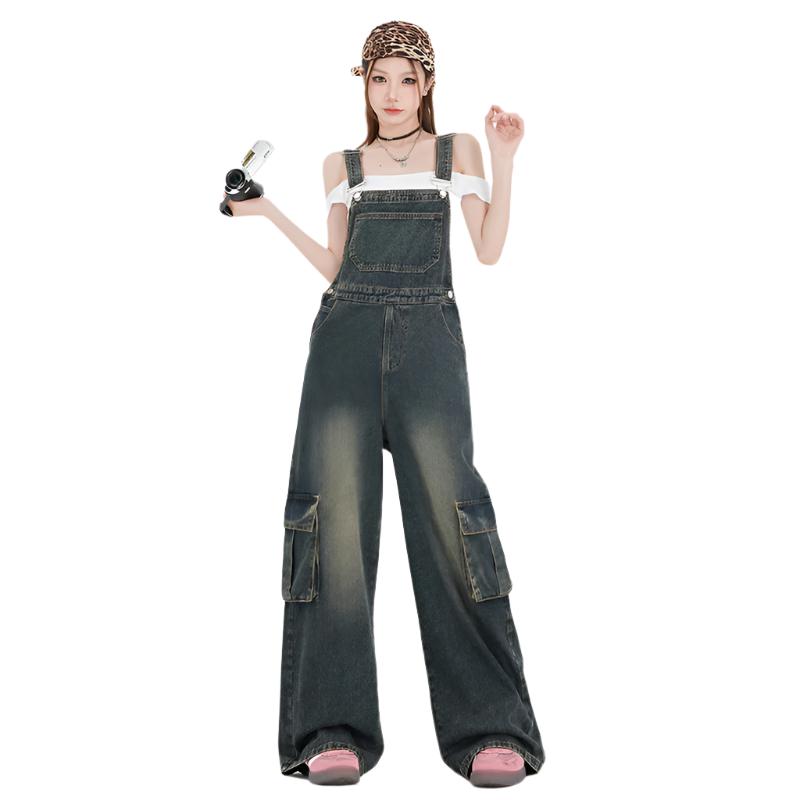 Y2K Denim Jumpsuit Overalls